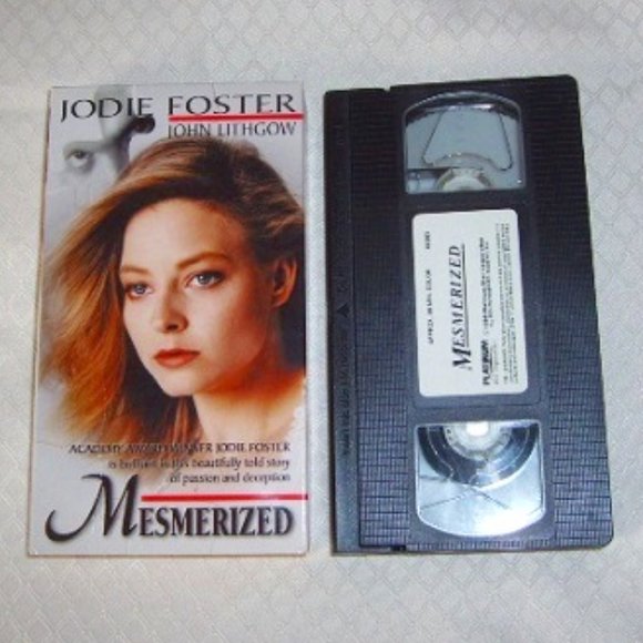 Mesmerized Jodie Foster Story of Passion and Deception VHS Tape - Picture 1 of 2